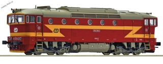 Motorová lokomotiva Brejlovec 753 211 ČD H0 - Roco 7300088